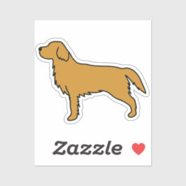 Adesivo Papel Higiênico Golden Retriever 