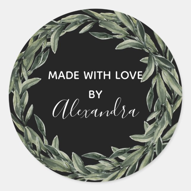 Adesivo Papel Kraft de tendência de safra de produtos feit (Frente)