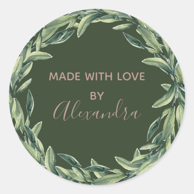 Adesivo Papel Kraft de tendência de safra de produtos feit (Frente)