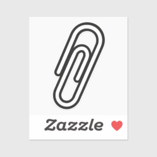 Adesivo Paperclip Sticker - Símbolo de Solidariedade