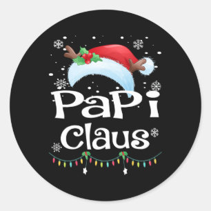 Adesivo Papi Claus Papai noel a Família de Combate de Nata