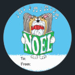 Adesivo Papillon Christmas Caroler Tri<br><div class="desc">Papillon Christmas Caroler Tri</div>