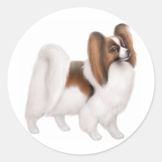 Adesivo Papillon Dog Sticker (Frente)