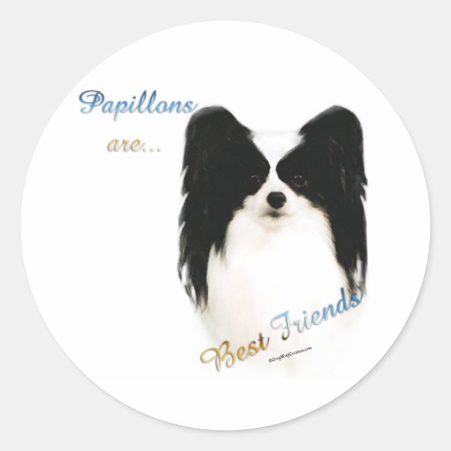 Adesivo Papillon Melhor Amigo 2 - Sticker (Frente)