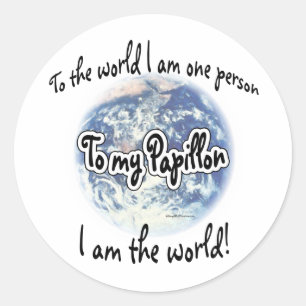 Adesivo Papillon World 2 - Sticker
