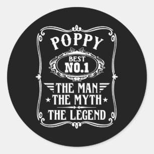 Adesivo Papoie O Homem O Mito A Lenda Poppy
