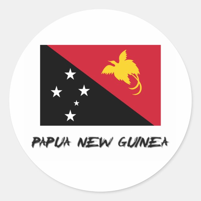 Adesivo Papua Nova Guiné (Frente)