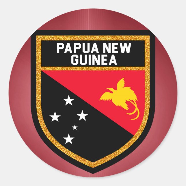 Adesivo Papua Nova Guiné (Frente)
