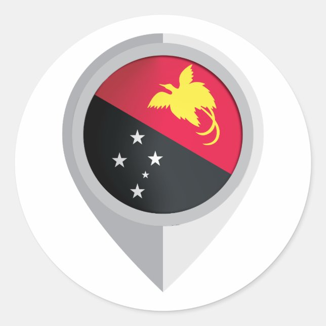 Adesivo Papua-Nova Guiné (Frente)