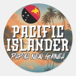 Adesivo Papua-Nova Guiné PNG Sticker Pacific Islander