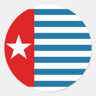 Adesivo Papua Ocidental, bandeira da Indonésia