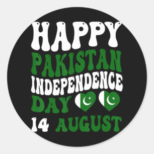 Adesivo Paquistanês Dia da Independência Orgulho de Bandei