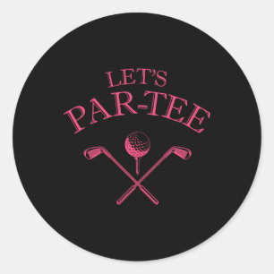 Adesivo Par De Vamos Engraçado Do Vamos Do Golfe Tee 1