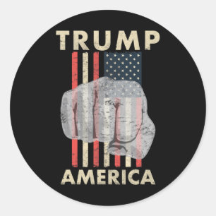 Adesivo Para A América, 2024, "Fist Punch Bump For America