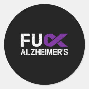 Adesivo Para a Fu Heimers Sensibilização Mês da Luta da Fi