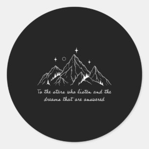 Adesivo Para as Estrelas que Escutam e os Sonhos que São U