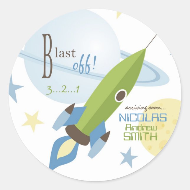 Adesivo Para Baby Boy Sticker (Frente)