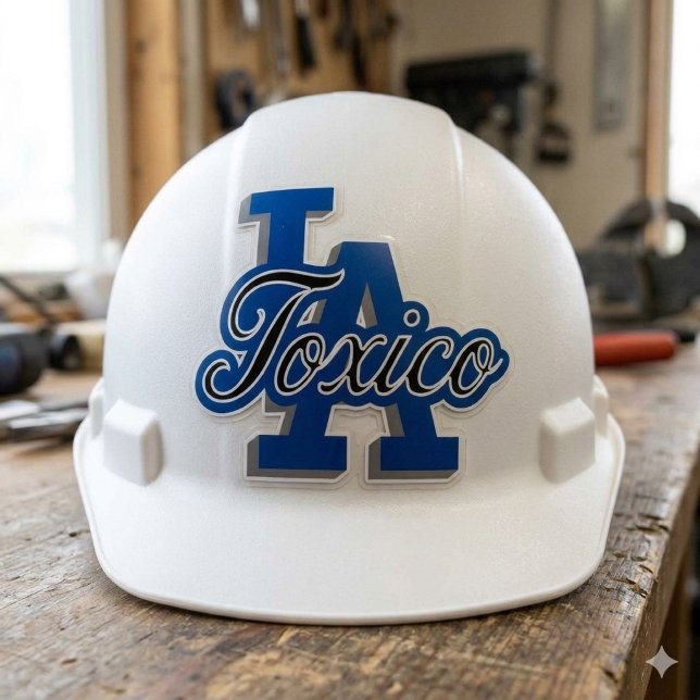 Adesivo para capacete Toxico Car (Los Angeles Toxico sticker)