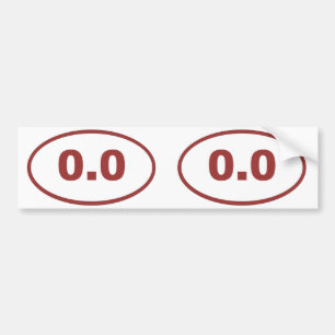 Adesivo Para Carro 0,0 oval