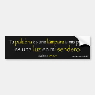 Adesivo Para Carro 119:105 de Salmos