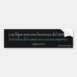 Adesivo Para Carro 127:3 de Salmos