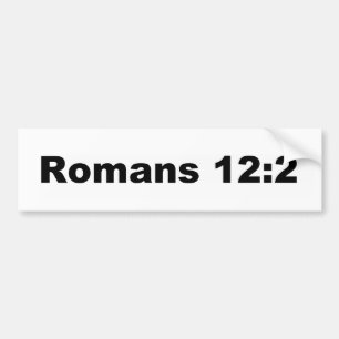Adesivo Para Carro 12:2 dos romanos