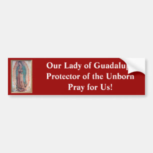 Adesivo Para Carro 12 de dezembro   nossa senhora de Guadalupe