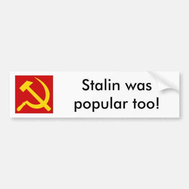 Adesivo Para Carro 150px-Hammer_and_sickle.svg, Stalin era popular… (Frente)