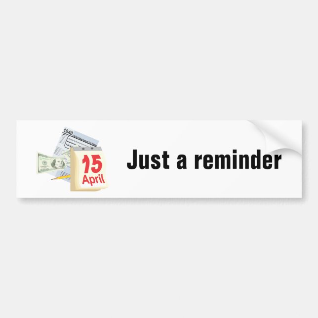 Adesivo Para Carro 15 de abril- (Frente)