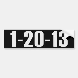 Adesivo Para Carro 1-20-13 anti Obama Bumpersticker