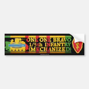 Adesivo Para Carro 1/5th Inf. Mech. Um um autocolante no vidro