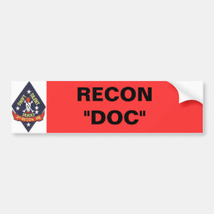 Adesivo Para Carro 1st_recon-bn_insig, "DOC RECON "