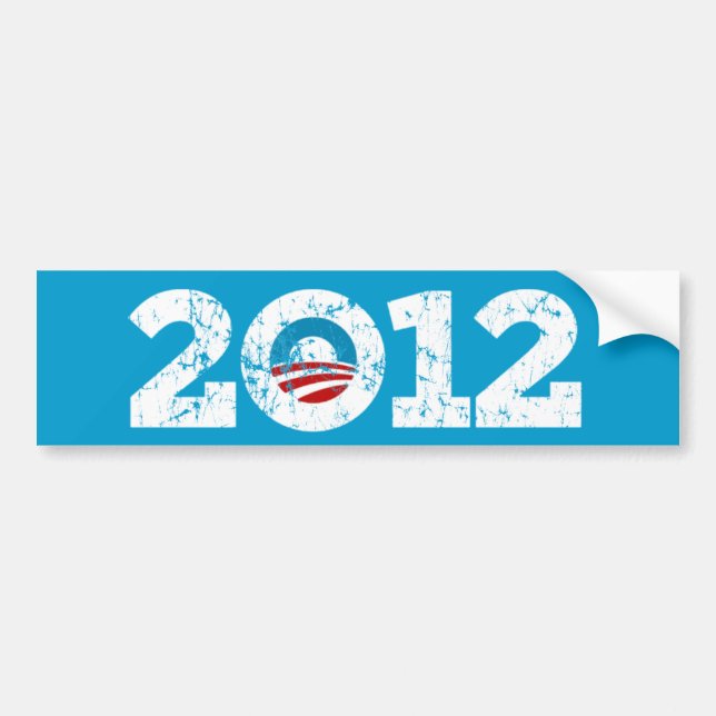 Adesivo Para Carro 2012 elegem Barack Obama (Frente)