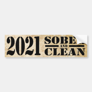 Adesivo Para Carro 2021 Sem Vício de drogas e álcool