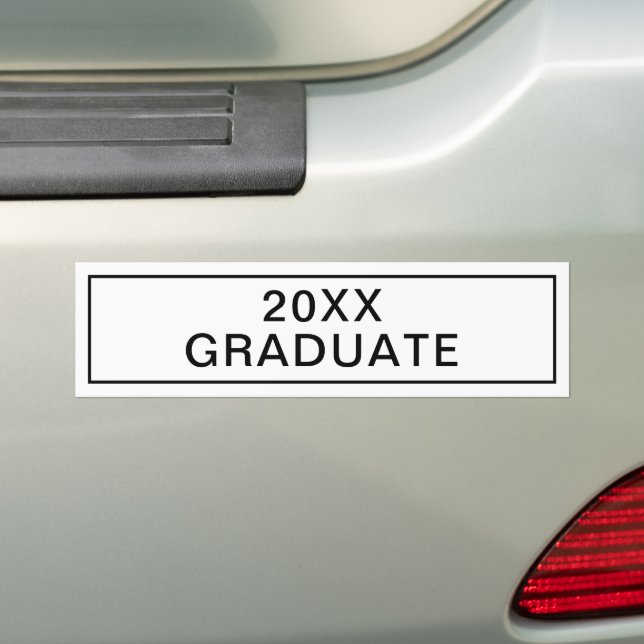 Adesivo Para Carro 2025 2026 Graduate Customize the Year Graduation (No carro)