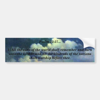 Adesivo Para Carro 22:27 do salmo