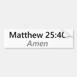 Adesivo Para Carro 25:40 de Matthew