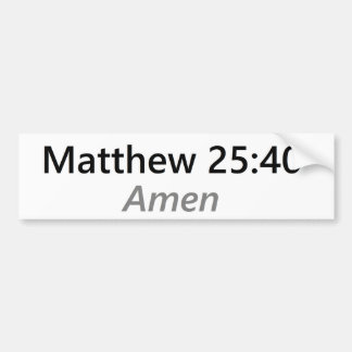 Adesivo Para Carro 25:40 de Matthew