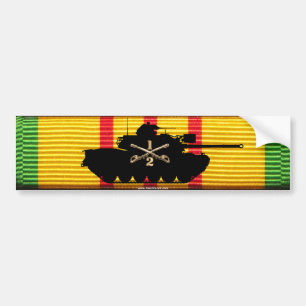 Adesivo Para Carro 2/1st Cavalaria M48A3 na fita de VSM