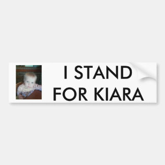 ADESIVO PARA CARRO 2, EU REPRESENTO KIARA