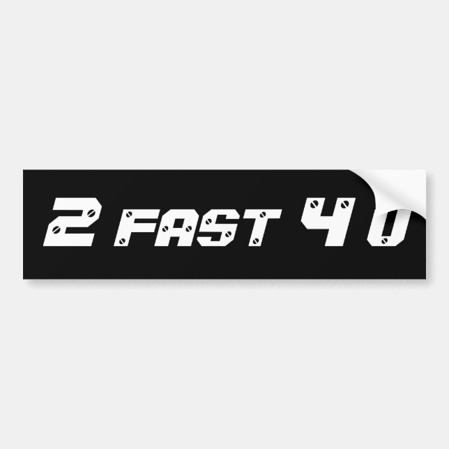 Adesivo Para Carro 2 rápido 4 u (Frente)