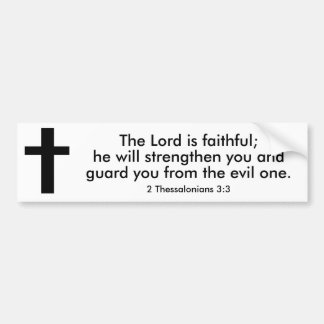 Adesivo Para Carro 2 Thessalonians 3:3 Bible Verse Bumper Sticker