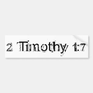 Adesivo Para Carro 2 Timothy 1:7