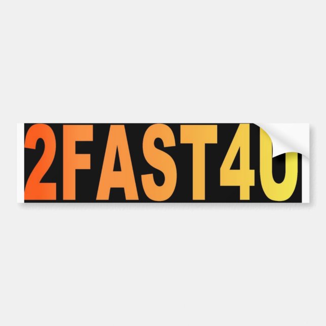 ADESIVO PARA CARRO 2FAST4U (Frente)