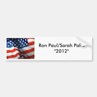 Adesivo Para Carro 3021805889, Ron Paul/Sarah Palin " 2012 "