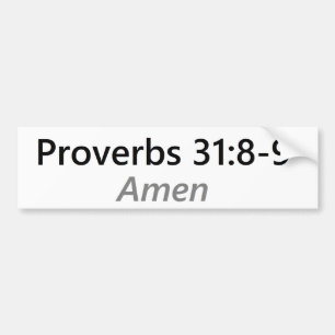 Adesivo Para Carro 31:8 dos provérbio - 9