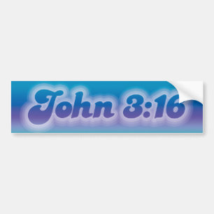 Adesivo Para Carro 3:16 3 de John