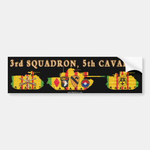 Adesivo Para Carro 3/5th Trilhas & tanque da cavalaria VSR