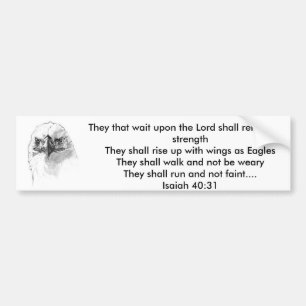 Adesivo Para Carro 40:31 de Isaiah