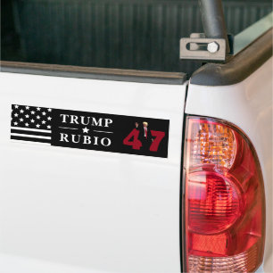 Adesivo Para Carro 47 Trump Rubio 2024